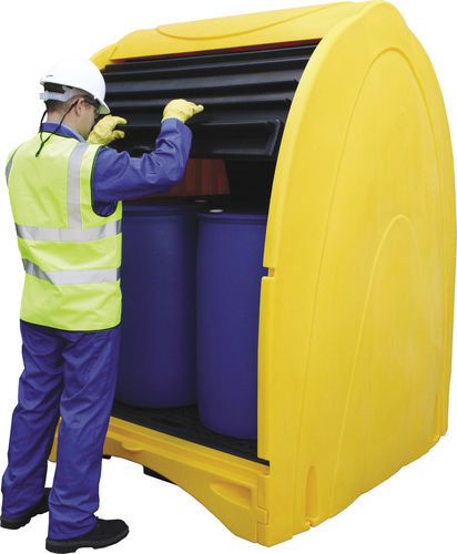 Palete de contenção 4 tambores - 893 series - CEMO - 2 tambores / em polietileno