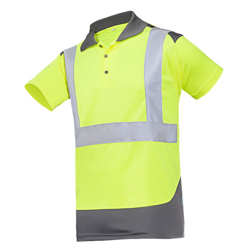 Camisa polo de trabalho - Levane - Sioen - de alta visibilidade / em poliéster / unissexo