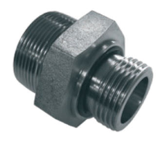 Adaptador hidráulico macho - 6 - 38 mm, PN 630 | UMA series - NORMYDRO