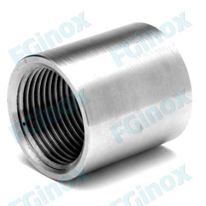 Luva com rosca - M12G - FG INOX - em aço inoxidável