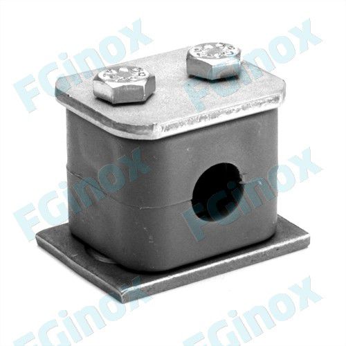 Abraçadeira para tubo tipo mangote - 2CPP10 - FG INOX - metálica
