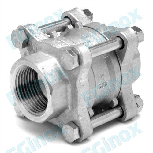 Válvula de retenção fêmea - 4CLRF12 - FG INOX - em aço inoxidável / de mola