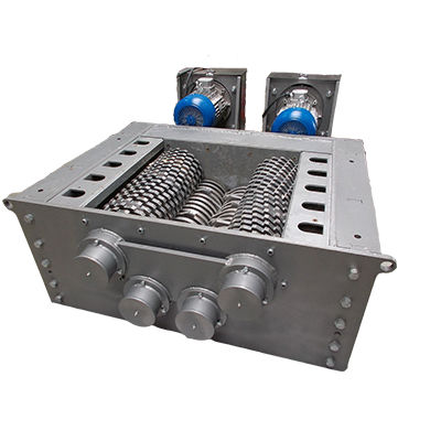 Triturador de 4 eixos - Q700 - BLIK - de metal / para resíduos sólidos e a granel