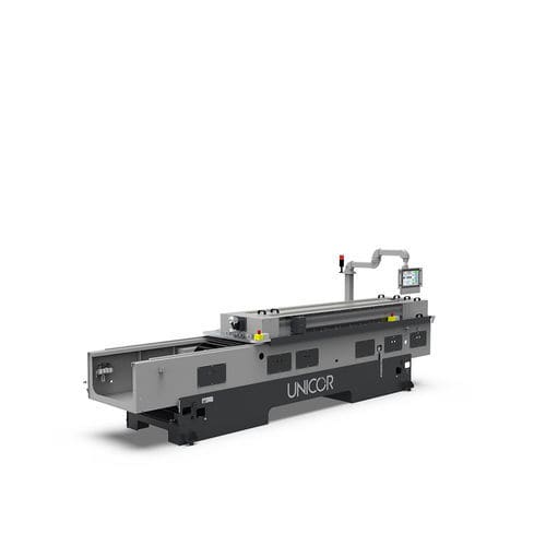 Máquina de corrugar tubos para a produção de tubos estriados - UC 90 G2 - UNICOR GmbH  - para tubos estriados de paredes simples / de tubo estriado de parede dupla / para linha de extrusão