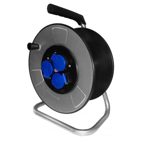 Enrolador de cabo elétrico - EM050 - CABLE EQUIPEMENTS - com manivela / móvel / em aço