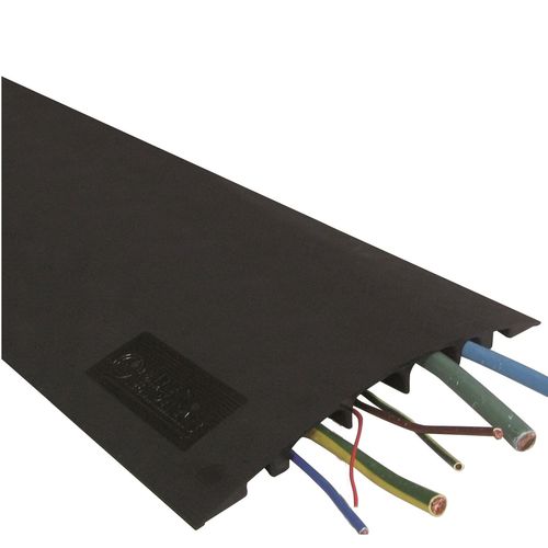 Protetor de cabos a fixar no piso - PP30 - CABLE EQUIPEMENTS - em borracha