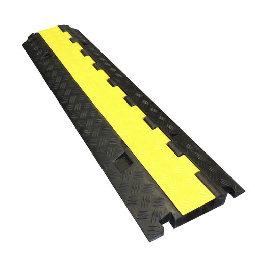 Protetor de cabos para passagem de veículos - COBRA 32-2 - CABLE EQUIPEMENTS - a fixar no piso / em elastômero / em borracha
