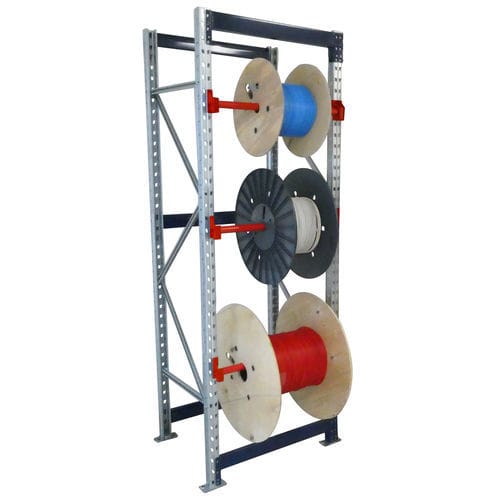 Sistema de armazenamento para carretel - CABLERACK® LEGER - CABLE EQUIPEMENTS - dinâmico / modular / para cargas leves