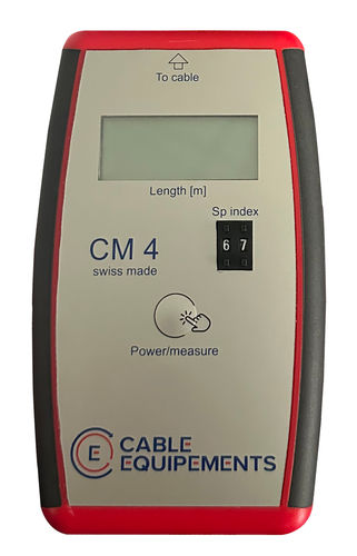 Medidor de comprimento de cabo - CM4 - CABLE EQUIPEMENTS - eletrônico / digital / para cabos