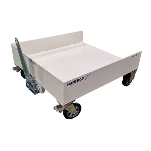 Carrinho de movimentação - RM100-1112-327-4442 - MANERGO - para equipamento de transporte com rodas / com rodízios / industrial