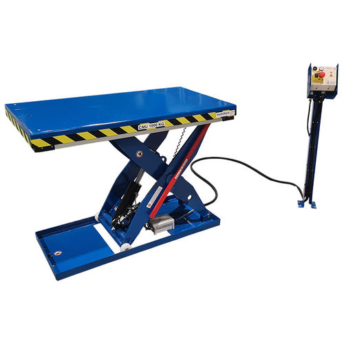 Mesa elevatória tipo tesoura - TE100-135-080-4292 - MANERGO - hidráulica / elétrica / estacionária