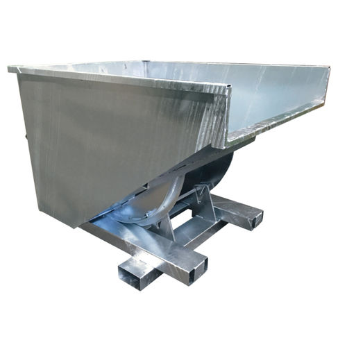 Caçamba de resíduos em aço galvanizado - BBA series - MANERGO - para plásticos / para resíduos industriais / automática