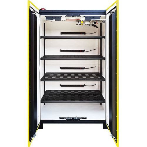Armário de acondicionamento - ALTOL230V - MANERGO - de segurança / de piso / com portas de bater