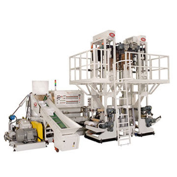 Linha de extrusão monocamada - HDN series - Ye I Machinery Factory Co. Ltd. - de filmes tubulares / para termoplásticos / para PEAD