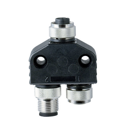 Conector de dados - AZM-Y-8P-IO - SCHMERSAL - de cabo a cabo / com bloqueio por parafuso / fêmea