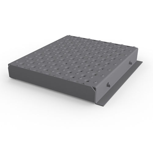 Grade de piso em aço - Stephuit FH - Meiser - em aço galvanizado / tipo chapa / resistente ao fogo