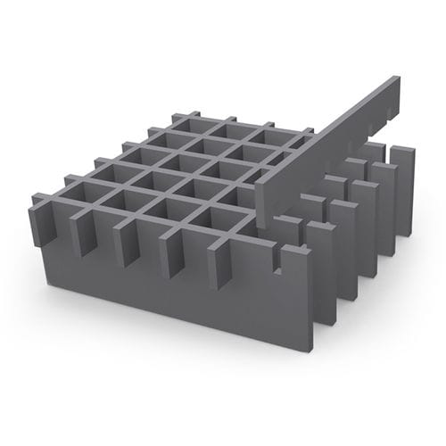 Grade de piso em aço - Meiser - prensada / para uso intensivo