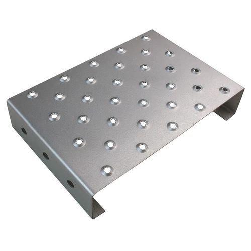 Grade de piso em aço galvanizado - Stepplus N - Meiser - em alumínio / em aço inoxidável / tipo chapa