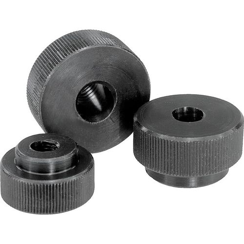 Porca serrilhada - 06030 - norelem - Éléments standard mécaniques - em aço / de cabeça chata