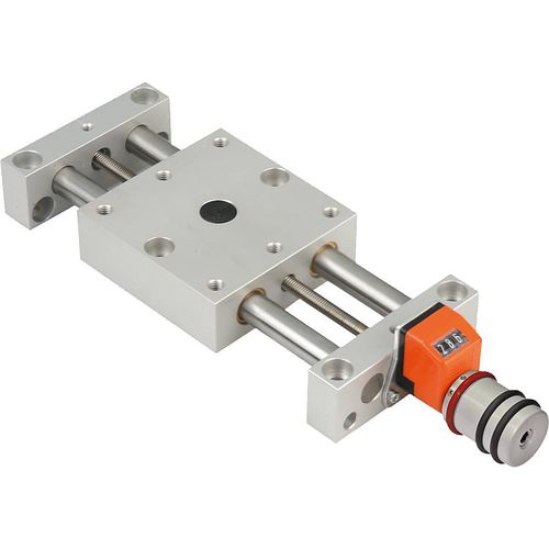 Mesa de posicionamento linear - 21122 - norelem - Éléments standard mécaniques - de precisão / com indicador de posição