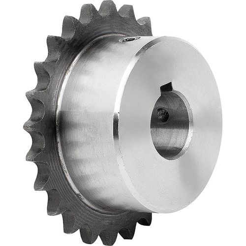 Roda dentada de corrente - 22250 - norelem - Éléments standard mécaniques - com cubo / em aço