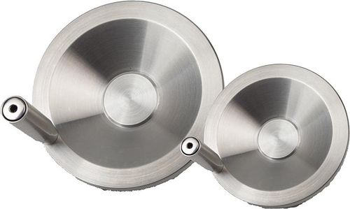 Volante de manobra - 06276-01 - norelem - Éléments standard mécaniques - maciço / com pega / em aço inoxidável