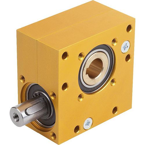 Redutor de rosca sem fim - 22700 - norelem - Éléments standard mécaniques - 2–5 kNm / de alta precisão / silencioso