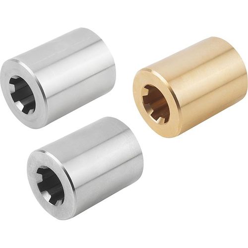 Cubo de fixação estriado - 24011 - norelem - Éléments standard mécaniques