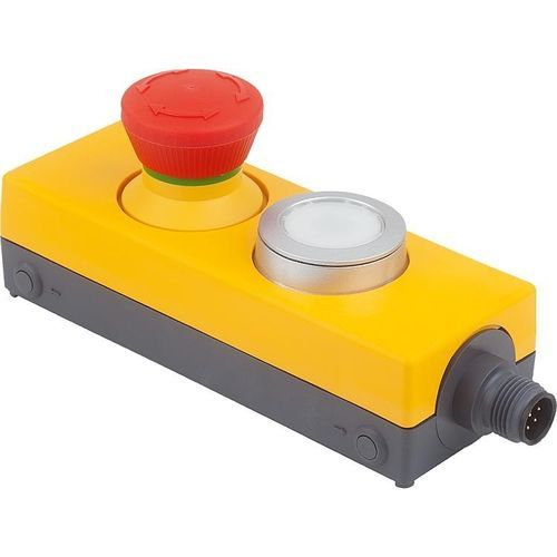 Botão de comando de freio de emergência - 81150-22 - norelem - Éléments standard mécaniques - com iluminação LED / de LED / retangular