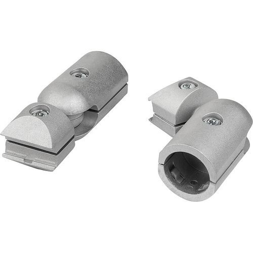 Conector de tubos articulado - 10901-30 - norelem - Éléments standard mécaniques - em alumínio fundido / ajustável