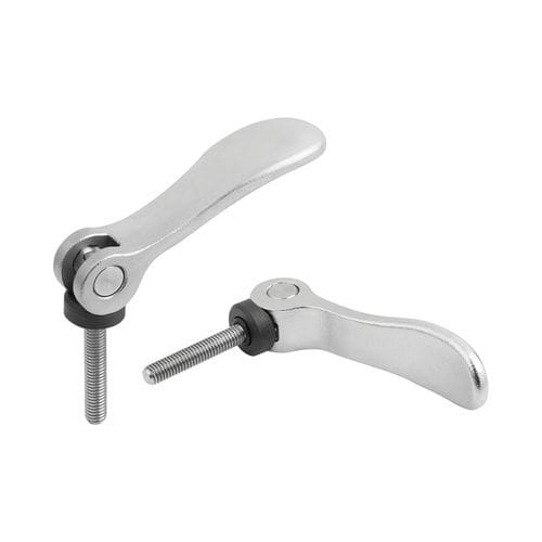 Alavanca de came excêntrica de plástico - 04233-04 inch - norelem - Éléments standard mécaniques - em aço inoxidável / ajustável / com rosca