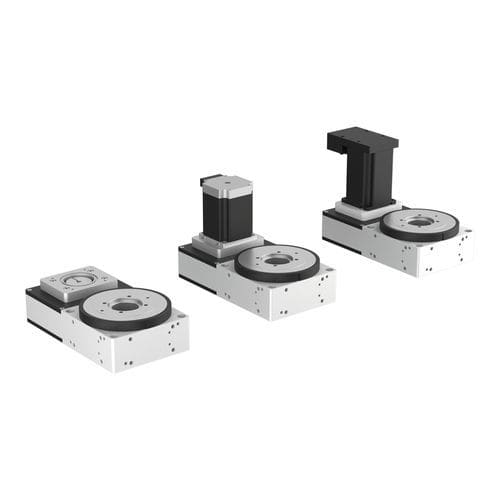 Mesa de posicionamento com base giratória - 21085-10 - norelem - Éléments standard mécaniques - motorizada / acionada por correia / em aço inoxidável