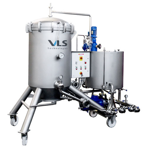 Filtro para óleo - FOC-BVA - VLS Technologies - para vinho / com cesto / de pressão