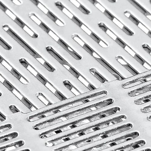Chapa perfurada - RMIG - decorativa / de aço galvanizado / em aço inoxidável 304