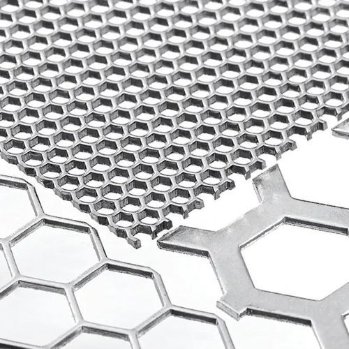 Chapa perfurada - RMIG - decorativa / em inox / de aço galvanizado