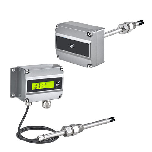 Transmissor de velocidade do ar térmico - FTM84/85 - eyc-tech - com medição de temperatura