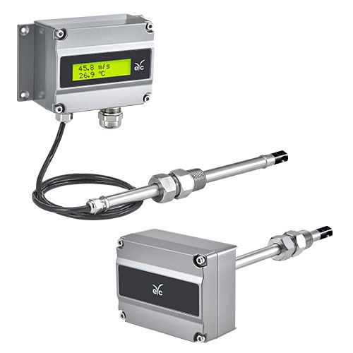 Medidor de vazão térmico - FTM84/85-1 - eyc-tech - de massa / para ar / em linha