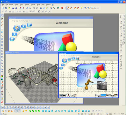 Software de design - FrontVue - ARC Informatique - gráfico / de processo / de CLP