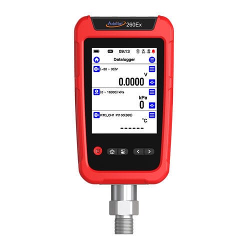 Registrador digital - ADT260Ex - Additel Corporation - de fluxo / de pressão / de temperatura
