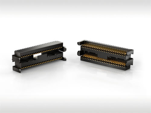Conector de dados - MicroStac® - ERNI Electronics - placa-placa / de corrente / de plugue