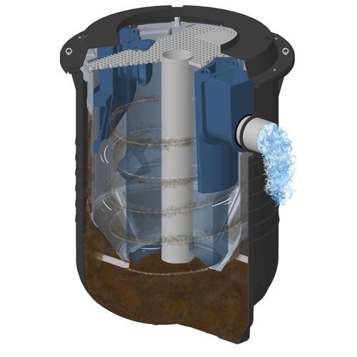 Separador de água - Trithon&reg; - SIMOP INDUSTRIE - de lamas / de partículas / hidrodinâmico