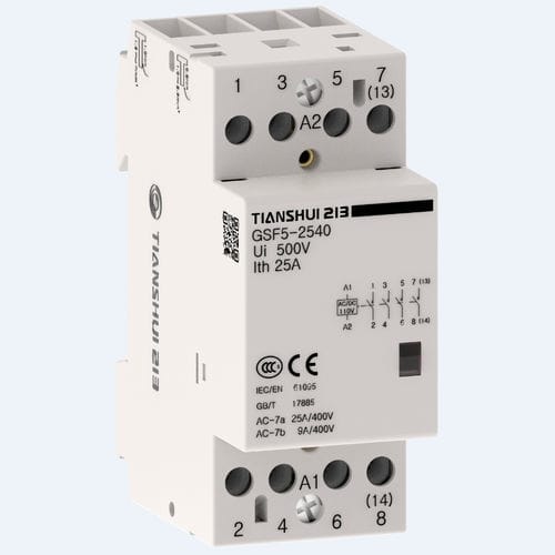 Contator CA - GSF5-2540 - Tianshui 213 Electrical Apparatus Group CO.,LTD. - para trilho DIN