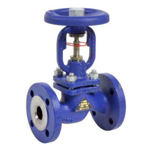 Válvula com fole de metal - R5263 - TECOFI - globo / com volante / para água