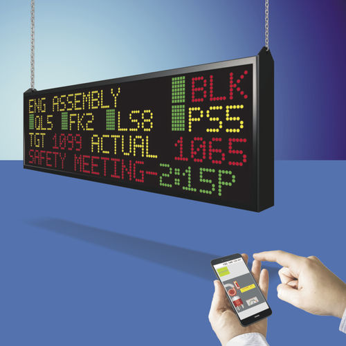 Display de LED - iNTELLIGENT - UTICOR Automation GmbH - alfanumérico / numérico / matriz de pontos