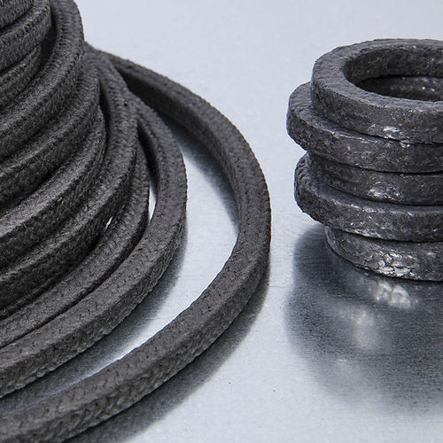 Gaxeta trançada em PTFE - LATTYtex 2761 - LATTY INTERNATIONAL - em grafite / para válvulas / para aplicações rotativas