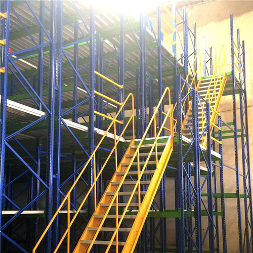Mezanino industrial com sistema de organização - ISO9001,ISO14001 - Nanjing fuyuan technology co.,ltd - de vários andares / sobre prateleira de paletes / sob medida