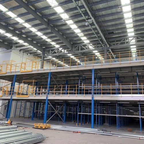 Mezanino industrial com sistema de organização - ISO9001,ISO14001,CE - Nanjing fuyuan technology co.,ltd - de vários andares / sobre prateleira de paletes / sob medida