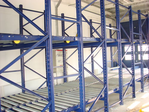 Sistema de armazenamento dinâmico - ISO9001, ISO14001 | UN-PS0802 - Nanjing fuyuan technology co.,ltd - para cargas médias / para cargas leves / porta-paletes
