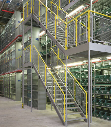 Mezanino industrial de vários andares - ISO9001, ISO14001 | UN-MR0802 - Nanjing fuyuan technology co.,ltd - para paletes