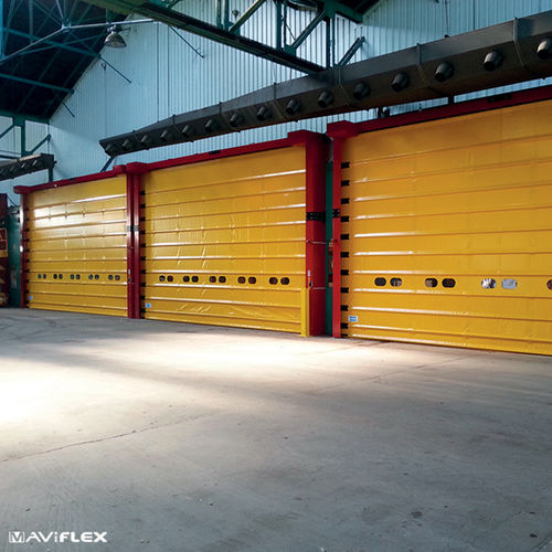 Porta de emparelhar - MAVIMAX® - MAVIFLEX - em aço inoxidável / industrial / de hangar